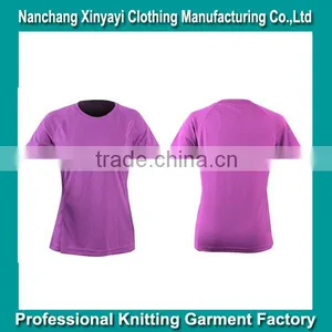 Solid Dry Fit Unisex Sport T-Shirt / Wholesale Polyester Mesh Garment Shopping Online thumbnail-1