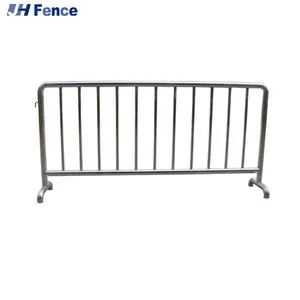 Manufacturer Customized Cheap Crowd Control Fence Hot Dipped Galvanized Steel Barrier High Quality Road Safety Temporary Fence thumbnail-1