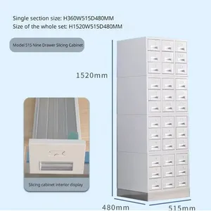Hospital Pathology Department Commercial Tissue Block Storage Cabinet With 5 Drawers 515mm Width Modular Unit thumbnail-1