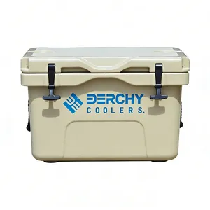35L Hard Cooler Insulated Ice Chest Box Holds Ice for More Days Portable Cooler With Handle thumbnail-2