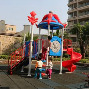 Large Outdoor Slides for Kindergartens, Slides for Parks and Residential Areas, Children's Swing Sets and Plastic Climbing Sets thumbnail-2