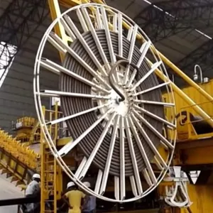 Stacker-reclaimers Motorised Reels Cable Reel Drum for TBM Tunnel Boring Machines With Collector Ring thumbnail-1