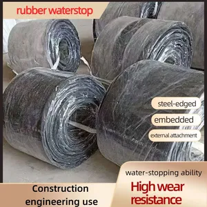 Natural Rubber Half-coated Galvanized Iron Waterstop Lightweight For Indoor Basement Joint thumbnail-4