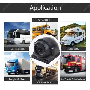 EnruigeOK 4Pin 12LED Side Rear View Reverse Backup Camera For Truck Bus RV Monitor 9-35V thumbnail-3