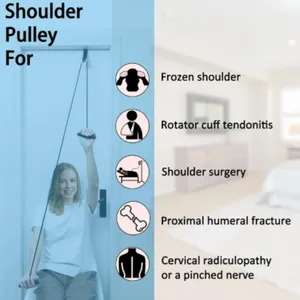 Shoulder Pulley Over The Door Physical Therapy System | Over-the-door Exercise Pulley Designed for Shoulder Physical Therapy Exercises. thumbnail-2