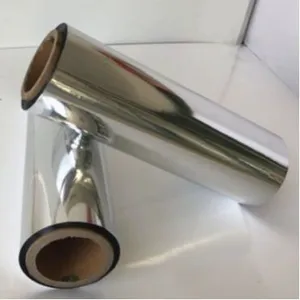 Metalized PET MPET Laminate Foils, Reflective Aluminum Coated PET Film for Surface Facing Composite Materials thumbnail-1