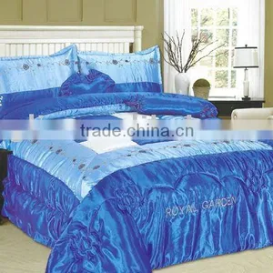 2016 5Pcs Satin Embroidery Comforter Set thumbnail-2