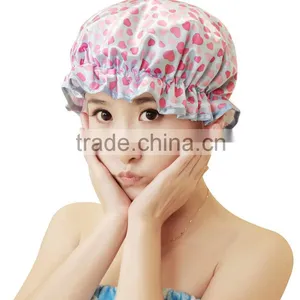 Water Proof Double Layer Shower Cap thumbnail-5