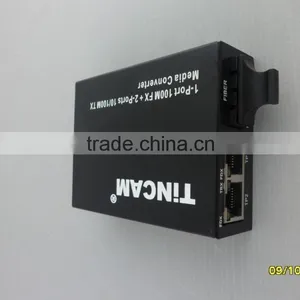 100M 1 Fiber Port 2 Rj45 Fiber Switch thumbnail-1