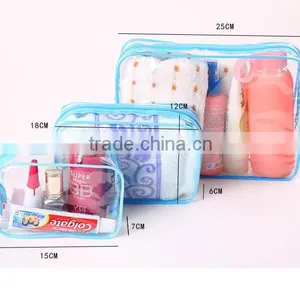 High Quality Ziplock PVC Cosmetic Plastic Bag thumbnail-1