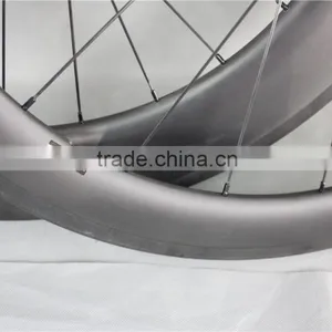 56mm Clincher Bicycle Wheelset 700c Road Bike Wheelset Powerway M71 Wheels Carbon Road Bike Wheelset W56C thumbnail-4