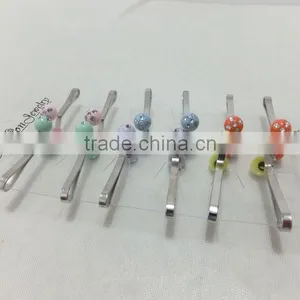 Cheap Price Popular Round Muslim Scarf Clips and Brooches Dubai Hijab Clips PDJ0126 thumbnail-4