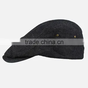 Most Fashion Plain Custom Peaked Cap Factory Wholesale thumbnail-4