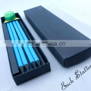 7' HB 4 Pcs Jumbo Pencil With Sharpener in Box thumbnail-1