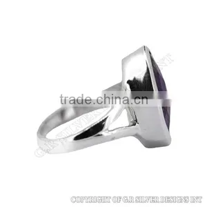 Amethyst Anniversary Ring,gemstone Antique Ring,sterling Silver Ring Designers,wholesale Fashion Jewelry Ring thumbnail-2
