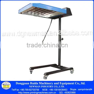 Full Set Manual Floor Standing Double Carousel 6 Color 6 Print Bed Screen Printing Equipment thumbnail-3