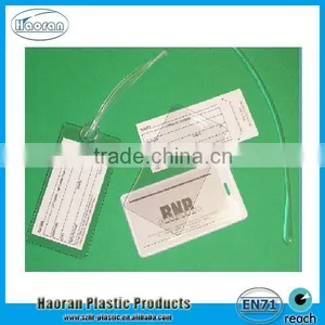 Cheap Clear PVC Luggage Cruise Tags Factory Supply Quality Choice thumbnail-6