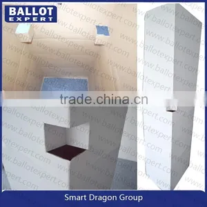 Corrugated PP Disposable Voting Booth For Election With Custom Design From Ballotexpert thumbnail-3