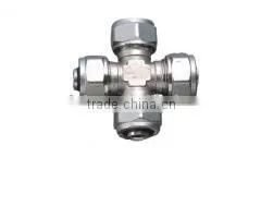 Compression Brass Fitting - Cross thumbnail-1
