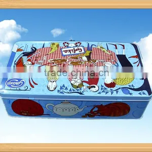 Food Tin Can for Chocolate and Cookie Packaging, Food Grade Tinplate With CMYK Printing thumbnail-1