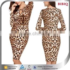 Traditional African Clothing Vintage Inspired Dresses Long Sleeve Print Open Bust Dresses Tight Sexy Pencil Dress Quality Choice thumbnail-1