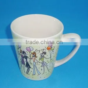 Porcelain 12oz Decal Water Mug thumbnail-2