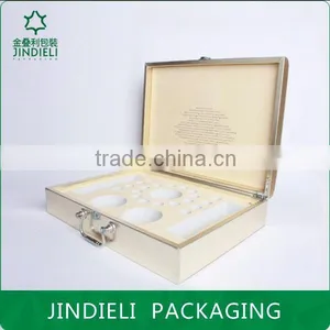 Top Sale Beauty Leather Cosmetic Box Packaging With Decorative Handle Quality Choice thumbnail-4