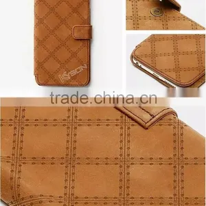 Handmade Genuine Real Leather Man Business Case for Iphone 6 Plus thumbnail-6