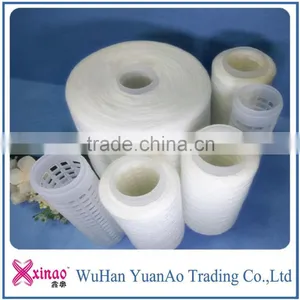 100% Polyester Yarn Color,Raw, White Plastic Dye Tube Yarn thumbnail-1