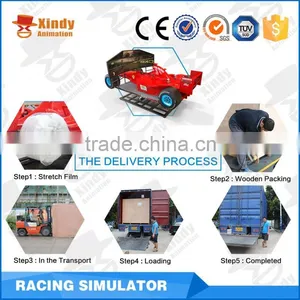 Guangzhou Amusement Play F1 Car Racing Games Luxury Seats4d F1 Car Racing Simulator thumbnail-1