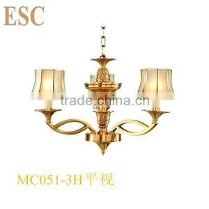 Europe Royal Style Classical Full Copper Baccarat Luxury Decorative Lighting Hotel Chandelier For Wall Light 116-2W thumbnail-1