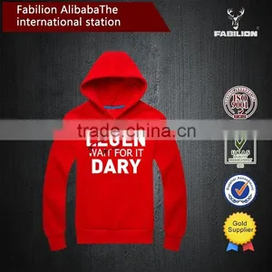 Fashion Loose Kangaroo Pocket Custom Wholesale for Bright Letters Printed Hoodies thumbnail-2