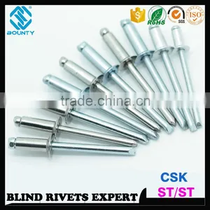 ISO 15980 STEEL RIVET BODY STEEL MANDREL CSK ST/ST RIVETS thumbnail-4