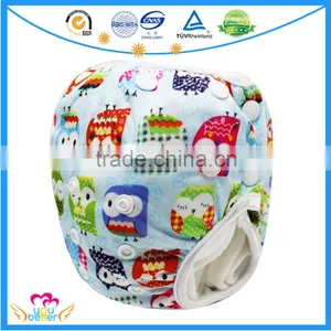 One Size Fits For 10-40 lb Babies Swim Diapers Reusable Swim Nappy Pants thumbnail-1