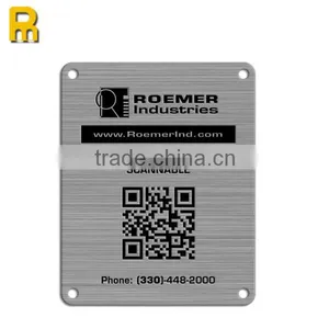 2015 New Arrival Stainless Steel Plate Lables With Adhensive Backside thumbnail-2