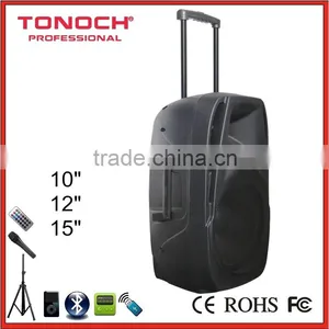 China 15" 100W Bettery Active Speaker With MP3/USB/SD/BLUETOOTH/REMOTE CONTROL/TROLLEY/WHEELS thumbnail-3