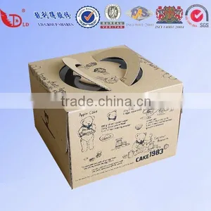 Custom Small 6 Inch Cake Box, Handle Mousse Box thumbnail-1