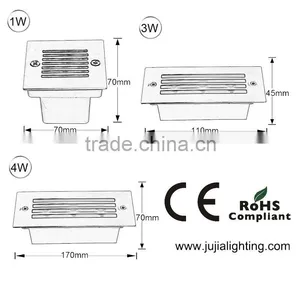 IP65 Waterproof Outdoor Led Underground Light 3W (CE&ROHS) thumbnail-4