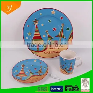 Christmas Tree Dinnerware Ceracmic thumbnail-2