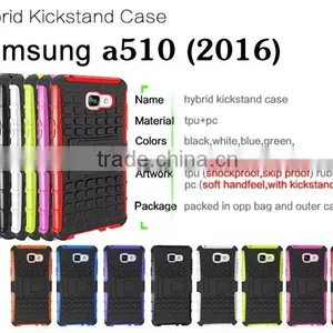 High Quality Hybrid Heavy Duty Rugged Armor Shockproof Case Cover Stand For Samsung Galaxy A510 thumbnail-3