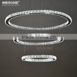 Diamond Crystal Ring Light LED Circle Pendant Light MD8825 thumbnail-4