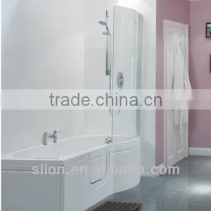 1700mm Bath Sizes Walk in Bath P Shape Acrylic Tubs thumbnail-1