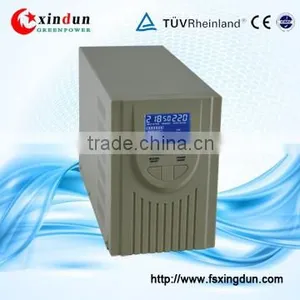 24VDC 220VAC Single Phase 1200VA LCD UPS/720W Portable Pure Sine Wave Backup UPS With Built-in 7AH*2 Battery thumbnail-1