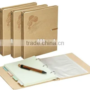 2012 New Design Big Size Notebook With Lined Paper and File Bag thumbnail-1