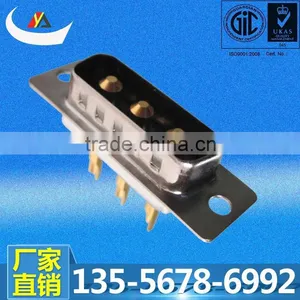 Professional Manufacturer of High Power D-SUB 3W3 Male Solder Type Connector thumbnail-1
