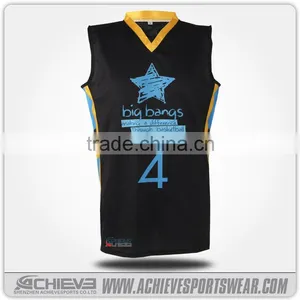 Wholesale Customized Sublimated Top Quality Comfortable Basketball Jersy thumbnail-1