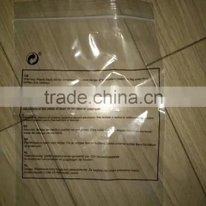 Customized Transparent Plastic Zipper Bag thumbnail-1