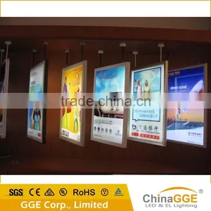 Durable Acrylic Illuminated Wall Hanging LED Sign / Snap Aluminum Light Boxes thumbnail-4