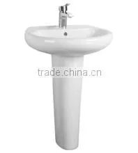 GC-6007 China Sink With Pedestal ChaoZhou Wholesaler Wash Basin With Stand thumbnail-1