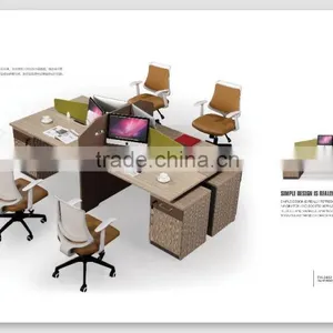 My Idea MDF Fashion Office Room Office Room 2 Seat Workstation thumbnail-3